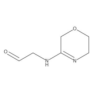 2-[(5,6-dihydro-2H-1,4-oxazin-3-yl)amino]acetaldehyde Structure