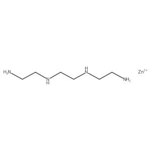 (T-4)-[N1,N2-Bis[2-(amino-I masculineN)ethyl]-1,2-ethanediamine-I masculineN1,I masculineN2]zinc(2+) Structure