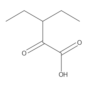 3-Ethyl-2-oxopentanoic acid结构式