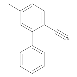 5-Methyl[1,1'-biphenyl]-2-carbonitrile Structure
