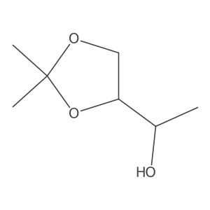 (1R)-1-[(4R)-2,2-Dimethyl-1,3-dioxolan-4-yl]ethanol Structure