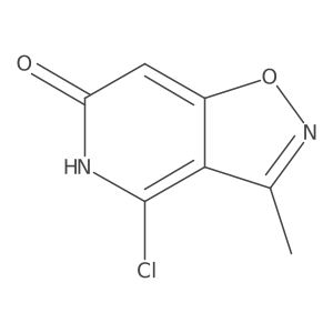4-Chloro-3-methylisoxazolo[4,5-c]pyridin-6(5H)-one Structure