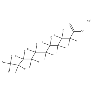 Sodium henicosafluoroundecanoate Structure