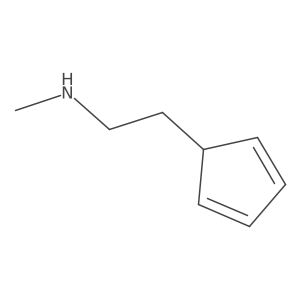 2-(Cyclopenta-2,4-dien-1-yl)-N-methylethanamine Structure