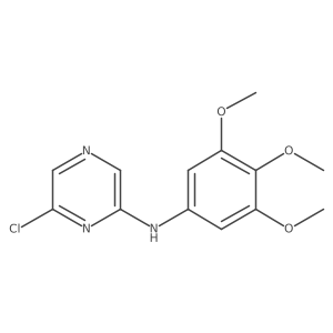2-(3,4,5-Trimethoxyphenylamino)-6-chloropyrazine Structure