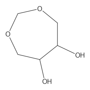 1,3-Dioxepane-5,6-diol, cis-结构式