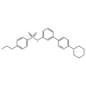 4-ethoxy-N-{3-[6-(morpholin-4-yl)pyridazin-3-yl]phenyl}benzene-1-sulfonamide Structure