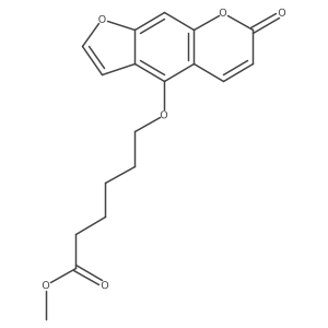 Methyl 6-((7-oxo-7H-furo[3,2-g]chromen-4-yl)oxy)hexanoate Structure