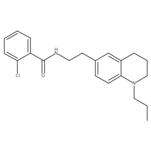 2-chloro-N-(2-(1-propyl-1,2,3,4-tetrahydroquinolin-6-yl)ethyl)benzamide Structure