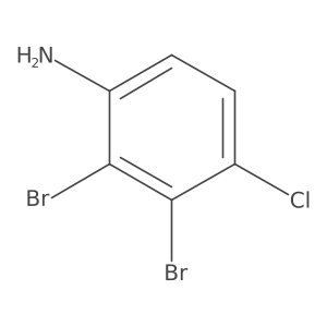 2,3-Dibromo-4-chloroaniline结构式