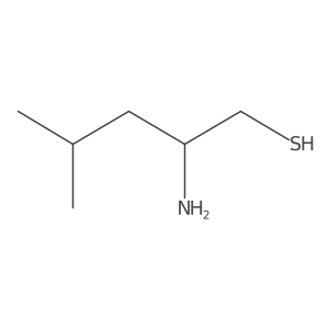 2-Amino-4-methyl-pentane-1-thiol结构式