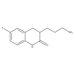 3-(3-Aminopropyl)-6-fluoro-3,4-dihydro-2(1H)-quinolinone结构式