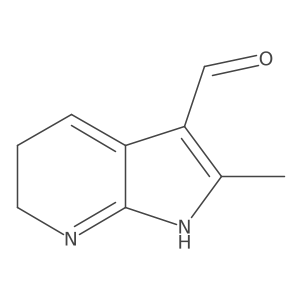 1H-Pyrrolo[2,3-b]pyridine-3-carboxaldehyde,2-methyl-结构式