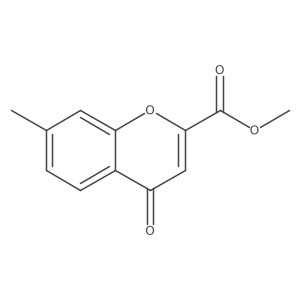 methyl 7-methyl-4-oxo-4H-chromene-2-carboxylate结构式
