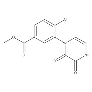 methyl 4-chloro-3-(2,3-dioxo-3,4-dihydropyrazin-1(2H)-yl)benzoate Structure