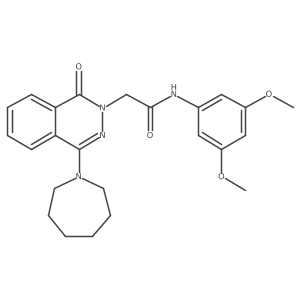 [(2E)-2-(4-fluorobenzylidene)-3-oxo-2,3-dihydro-4H-1,4-benzoxazin-4-yl]acetic acid Structure