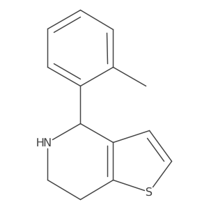 4-(2-Methylphenyl)-4H,5H,6H,7H-thieno[3,2-c]pyridine结构式