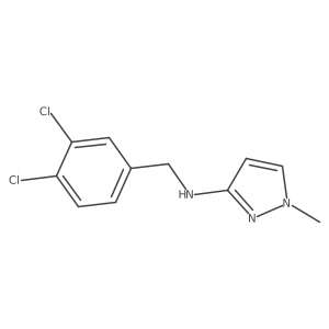 N-(3,4-Dichlorobenzyl)-1-methyl-1H-pyrazol-3-amine结构式