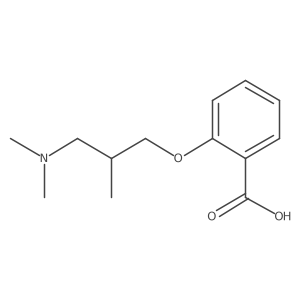 2-[3-(Dimethylamino)-2-methylpropoxy]benzoic acid Structure