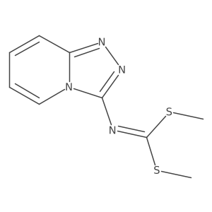 Dimethyl [1,2,4]triazolo[4,3-a]pyridin-3-ylcarbonimidodithioate Structure