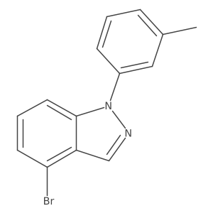 4-bromo-1-(m-tolyl)-1H-indazole Structure
