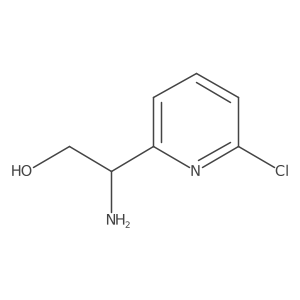 (S)-2-Amino-2-(6-chloropyridin-2-yl)ethan-1-ol Structure