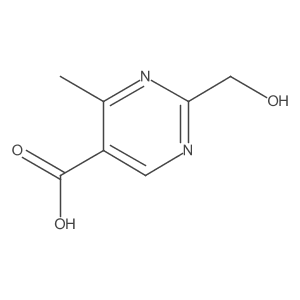 2-(Hydroxymethyl)-4-methylpyrimidine-5-carboxylic acid Structure
