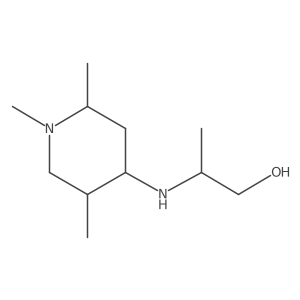 2-[(1,2,5-Trimethylpiperidin-4-yl)amino]propan-1-ol Structure