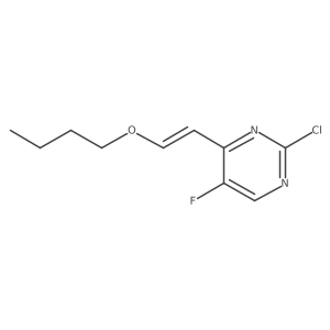 (E)-4-(2-butoxyvinyl)-2-chloro-5-fluoropyrimidine Structure