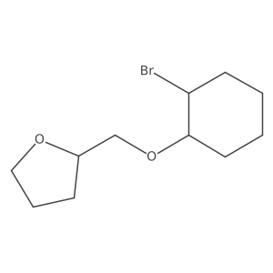 2-([(2-Bromocyclohexyl)oxy]methyl)oxolane Structure