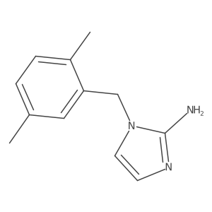 1-[(2,5-dimethylphenyl)methyl]-1H-imidazol-2-amine Structure