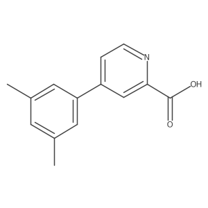 4-(3,5-Dimethylphenyl)picolinic acid Structure