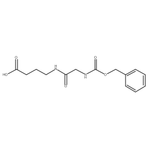 4-(2-(((Benzyloxy)carbonyl)amino)acetamido)butanoic acid Structure