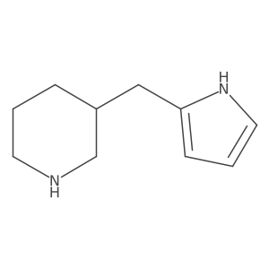 3-[(1H-pyrrol-2-yl)methyl]piperidine Structure