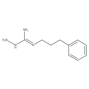 N-(3-Phenylpropyl)hydrazinecarboximidamide结构式