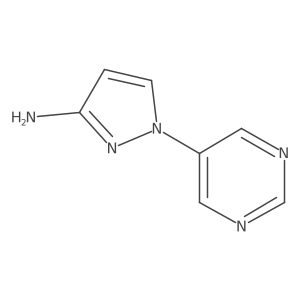 1-(pyrimidin-5-yl)-1H-pyrazol-3-amine Structure