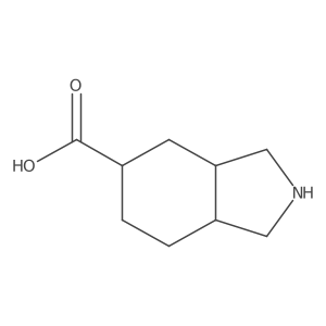 2,3,3a,4,5,6,7,7a-octahydro-1H-isoindole-5-carboxylic acid Structure
