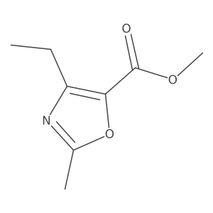 Methyl 4-ethyl-2-methyloxazole-5-carboxylate Structure