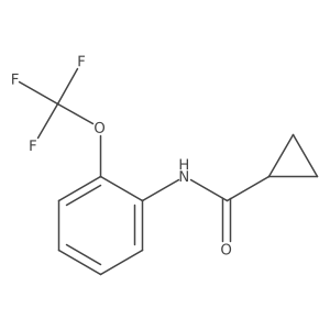 N-[2-(trifluoromethoxy)phenyl]cyclopropanecarboxamide Structure