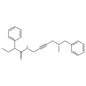 N-[4-[benzyl(methyl)amino]but-2-ynyl]-2-phenyl-butanamide结构式