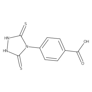 4-(3,5-Dithioxo-1,2,4-triazolidin-4-yl)benzoic acid Structure