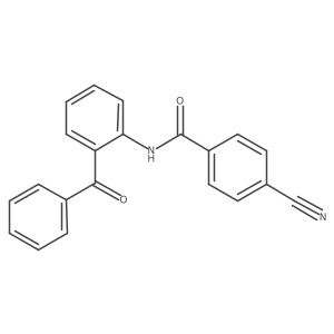 Benzamide,n-(2-benzoylphenyl)-4-cyano-结构式
