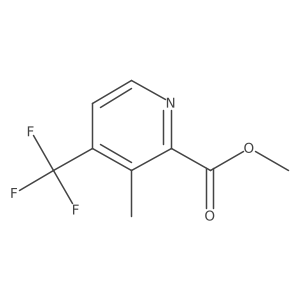 Methyl 3-methyl-4-(trifluoromethyl)pyridine-2-carboxylate Structure