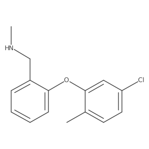 {[2-(5-Chloro-2-methylphenoxy)phenyl]methyl}(methyl)amine结构式