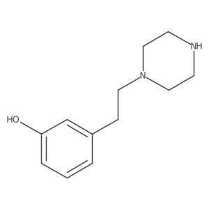 3-[2-(1-Piperazinyl)ethyl]phenol结构式