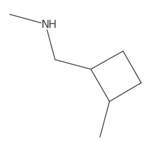 Methyl[(2-methylcyclobutyl)methyl]amine Structure