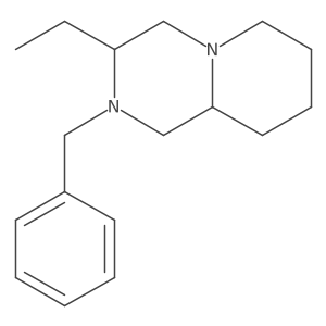 2-benzyl-3-ethyloctahydro-1H-pyrido[1,2-a]pyrazine结构式
