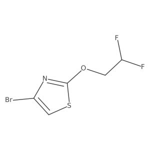 4-Bromo-2-(2,2-difluoroethoxy)-1,3-thiazole Structure