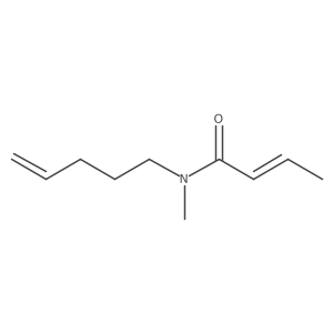 N-methyl-N-(pent-4-en-1-yl)but-2-enamide Structure