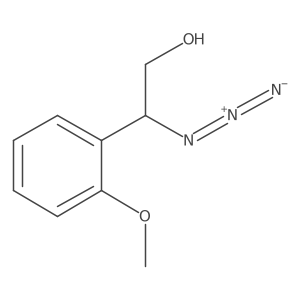 2-Azido-2-(2-methoxyphenyl)ethan-1-ol Structure